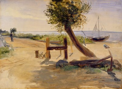 The Banks of the Elbe, 1840 by Jacob Gensler